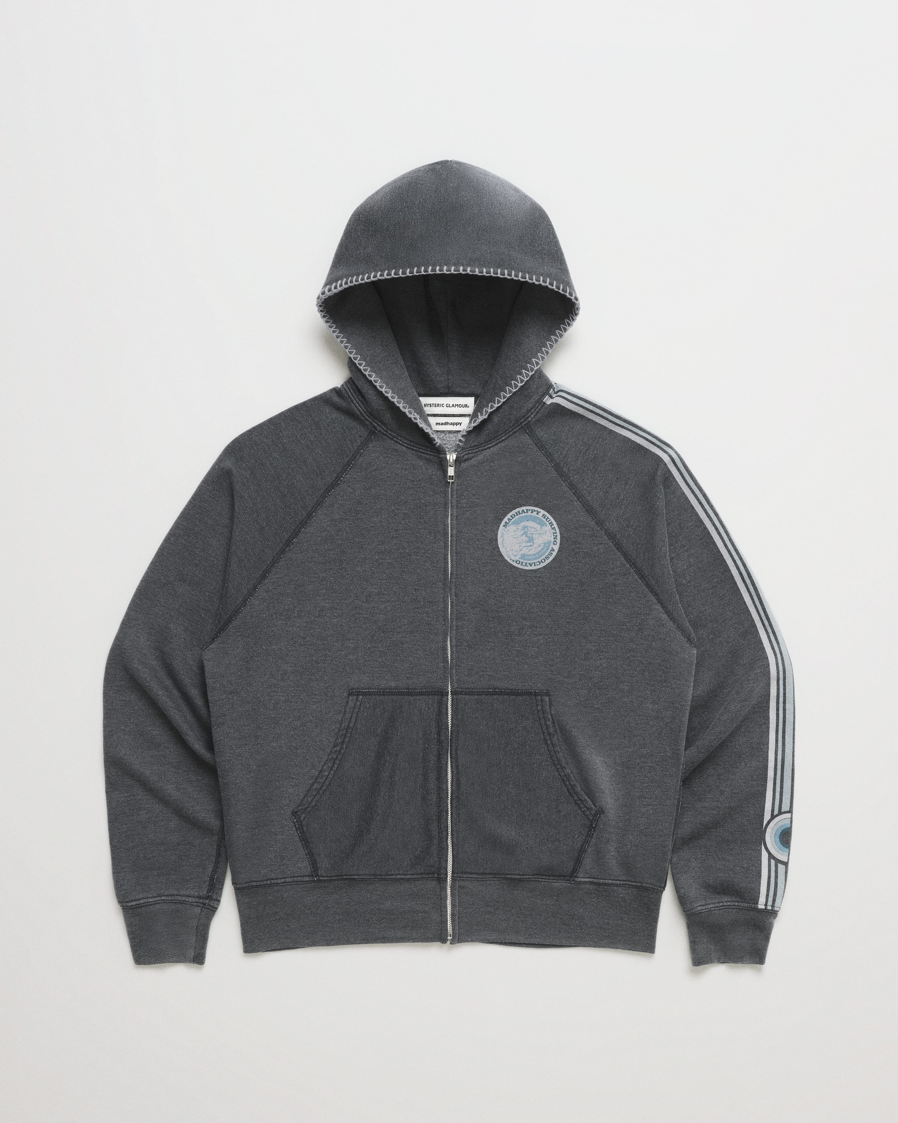 Hysteric Glamour Lightweight Fleece Zip Up | Madhappy