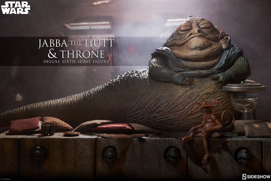 Sideshow Star Wars Jabba the Hutt and Throne Deluxe 1/6 Scale
