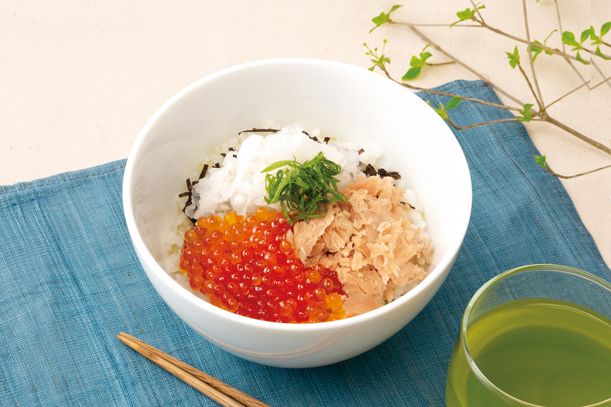 期間限定】待望の限定復刻 いくらと鮭の親子どんぶり │ nana's food