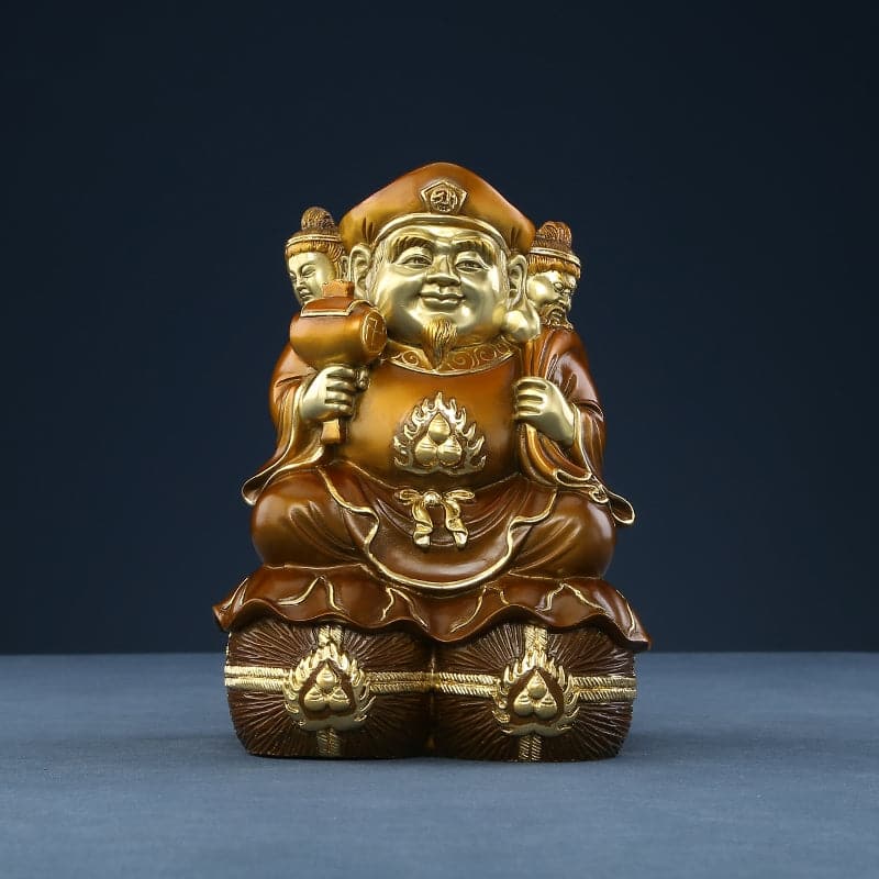 豊臣秀吉の三面大黒天 極上彫り 仏像 銅製 大黒様 販売 – 念珊閣仏像