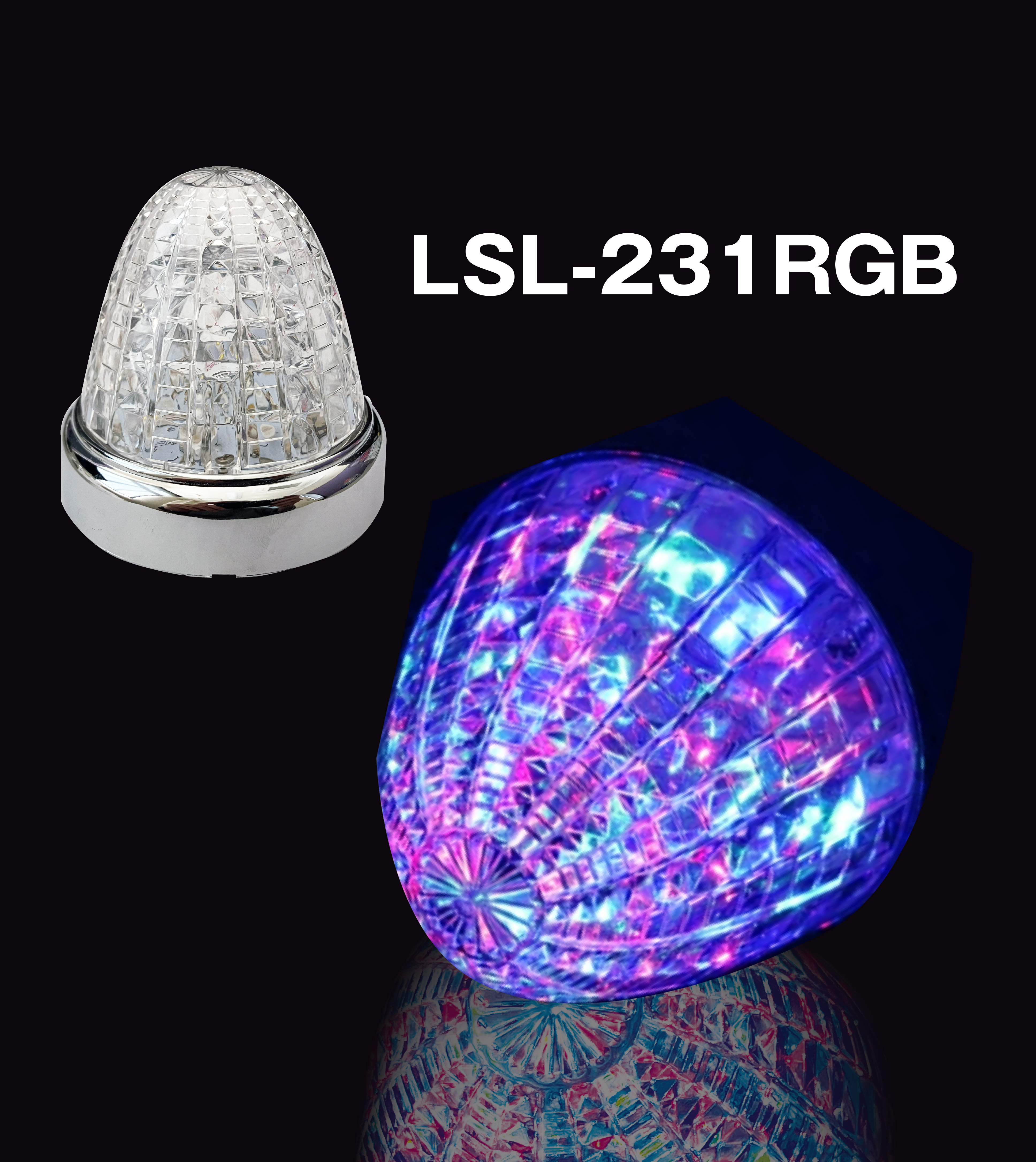 JB激光 イリュージョン SWマーカーランプ 赤/緑/青 12V/24V共用