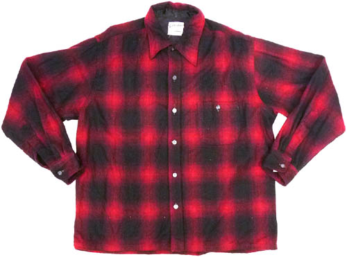 Golden Lineウールチェックシャツ[U.S.](04_06)[a23-4-286]：古着 PICK