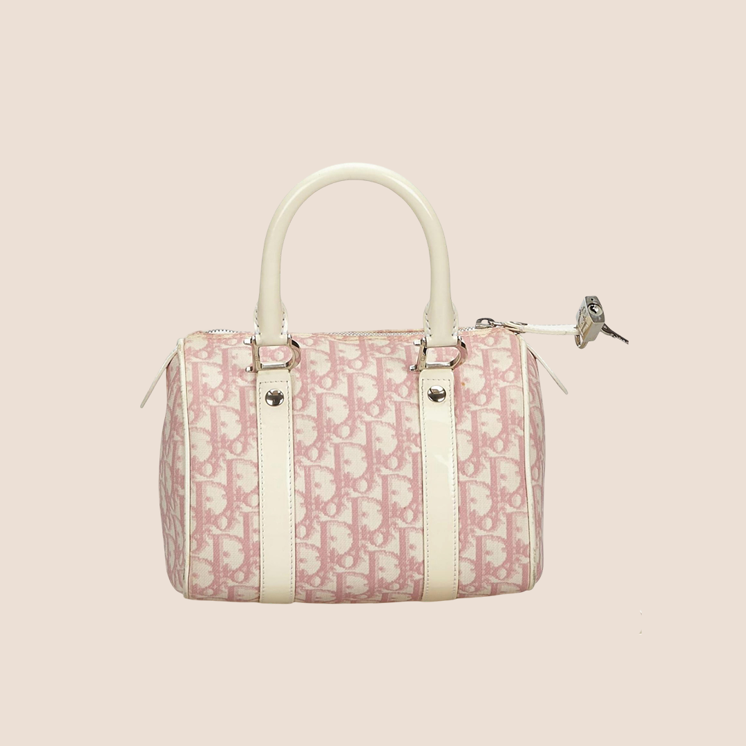 CHRISTIAN DIOR 2004 PINK TROTTER MINI BOSTON BAG – RDB