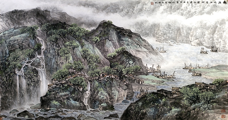 取象天地间写真笔墨中——浅析著名山水画家程振国先生画作（《西部成功