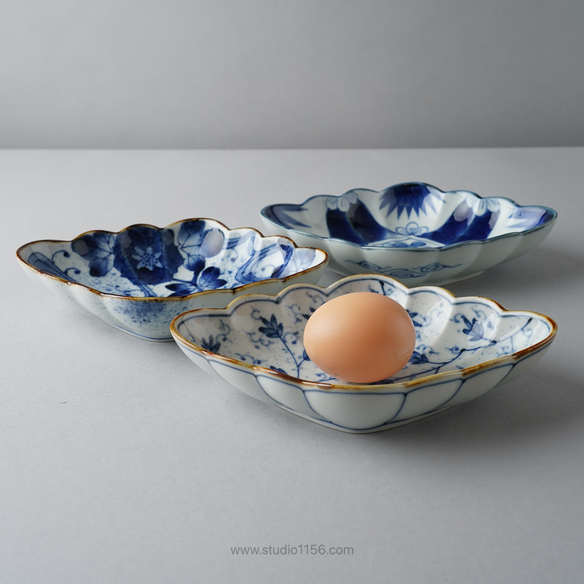 有田焼 染付 菊菱型向付 中鉢 18cm 福泉窯の通販｜Studio1156 – 【公式