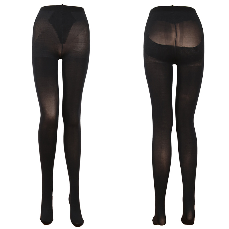 骨盤サポート 着圧 タイツ レディース 120デニール 厚手 M-L・L-LL