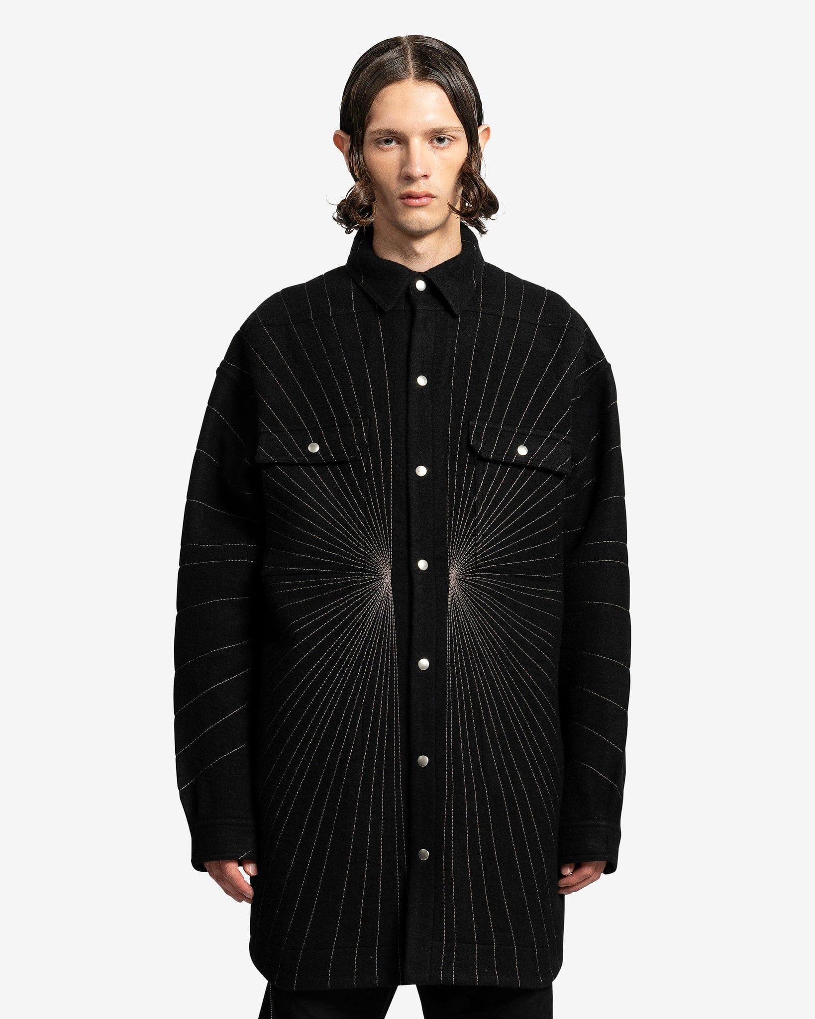 Oversized Outershirt in Black/Dust – SVRN