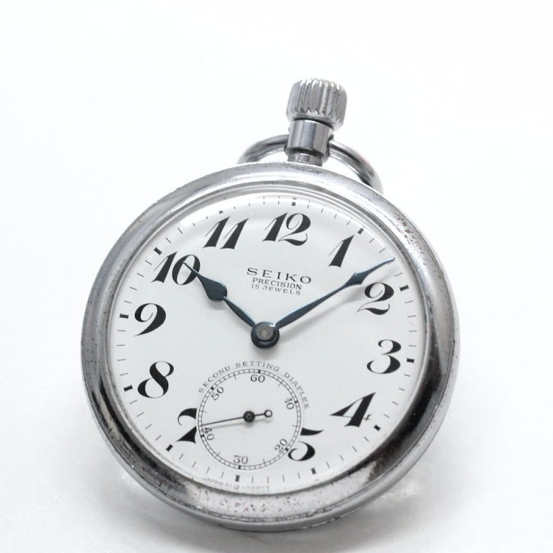 昭和42年の19セイコー鉄道時計/15石/秒針止め機能/絶版時計/19seiko