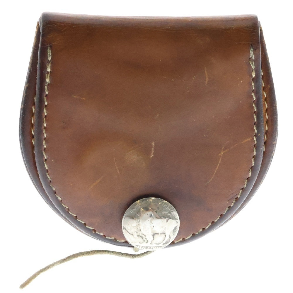 goro's(ゴローズ) サドルレザー 丸型小銭入れ コインケース 財布 焦げ茶
