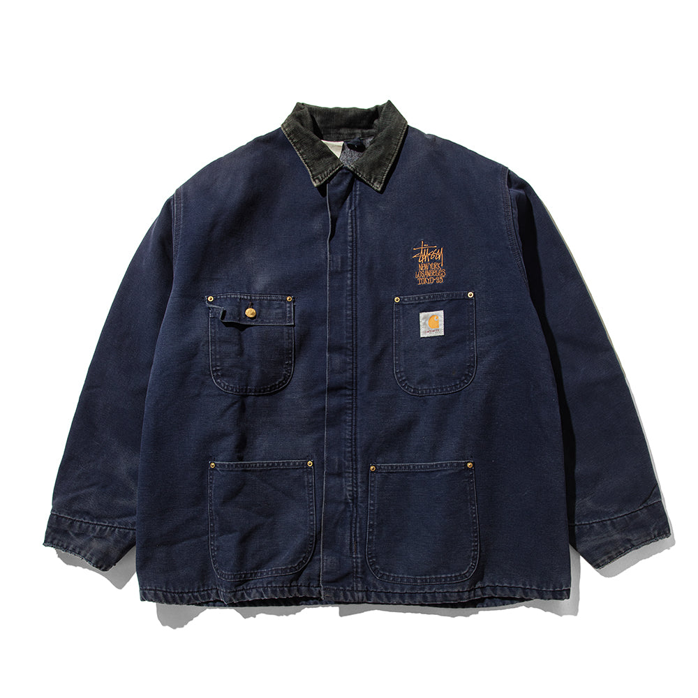90s Stussy × Carhartt - NY, LA, TOKYO EDITION - '93 CHORE COAT – weber