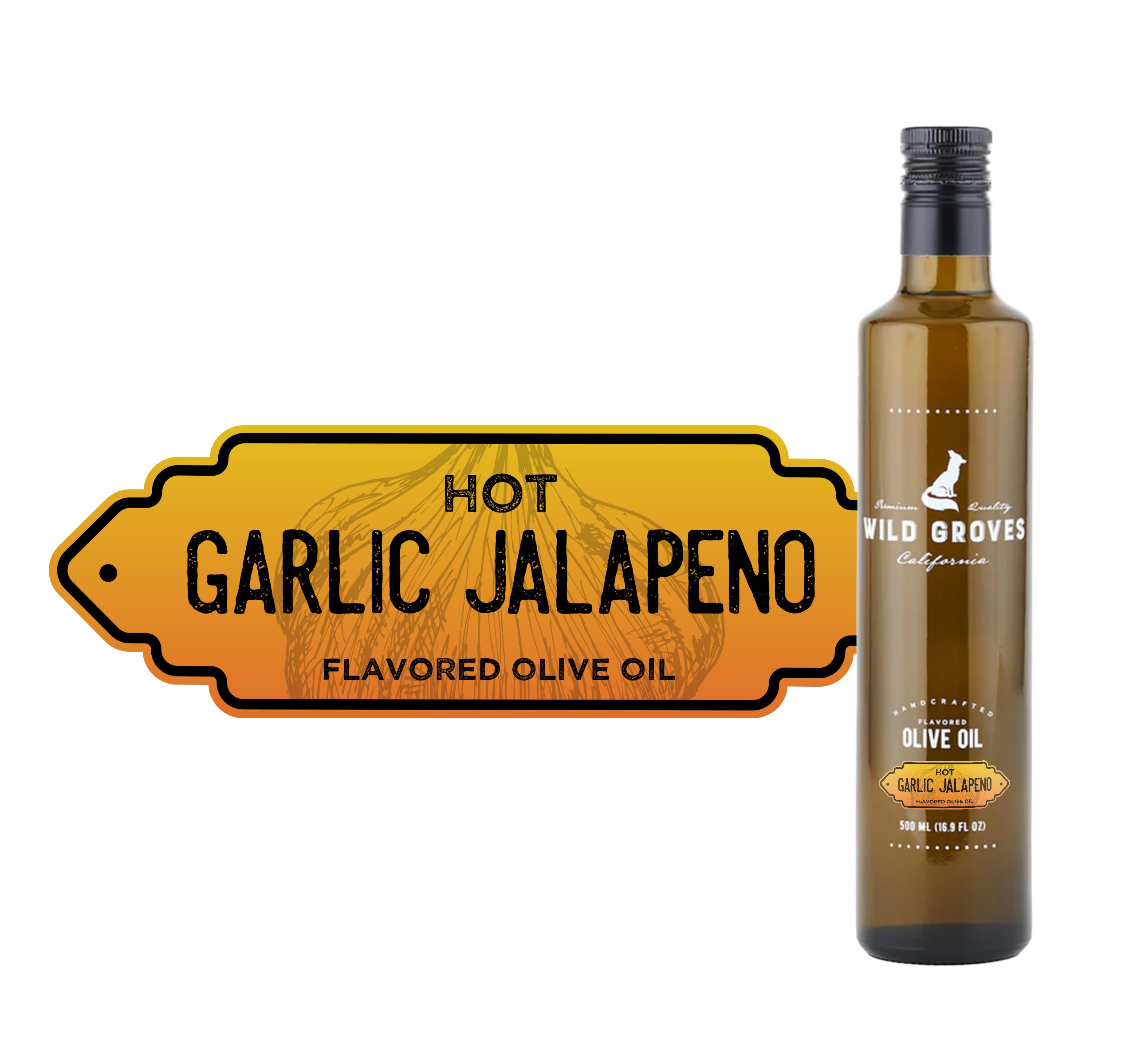 Garlic Jalapeno | Extra Virgin Olive Oil | Wild Groves | California