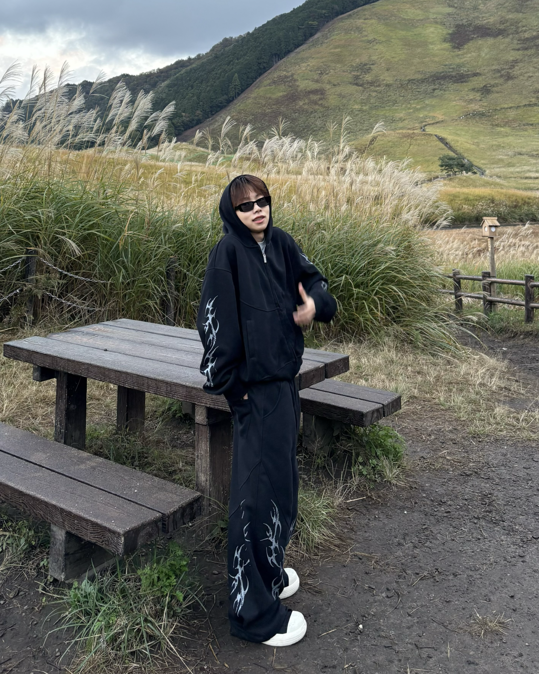 即納】ヴィンテージ加工スウェットセットアップ(上下別売り) WG5002