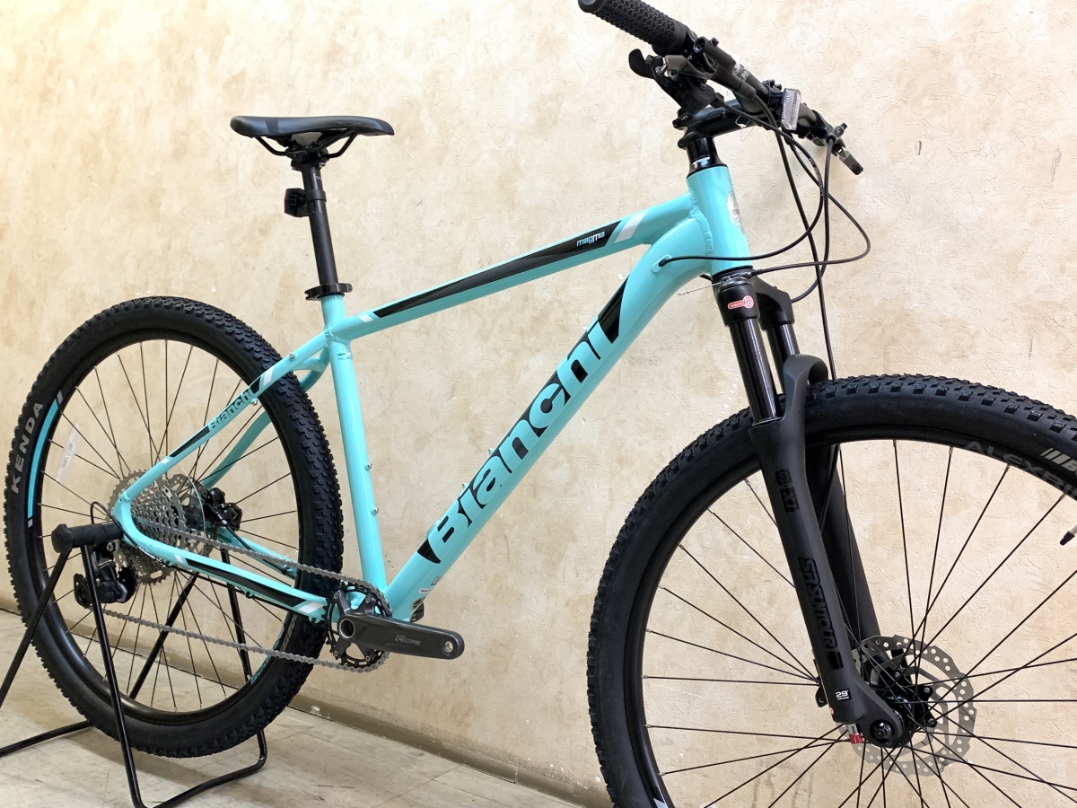 爽快なチェレステカラー×荒々しいMTB『Bianchi MAGMA 9.1』が入荷しま