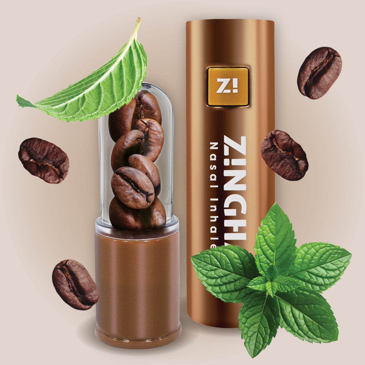 Cool Beans Coffee Mint Premium Nasal Inhaler – Z!NGHA