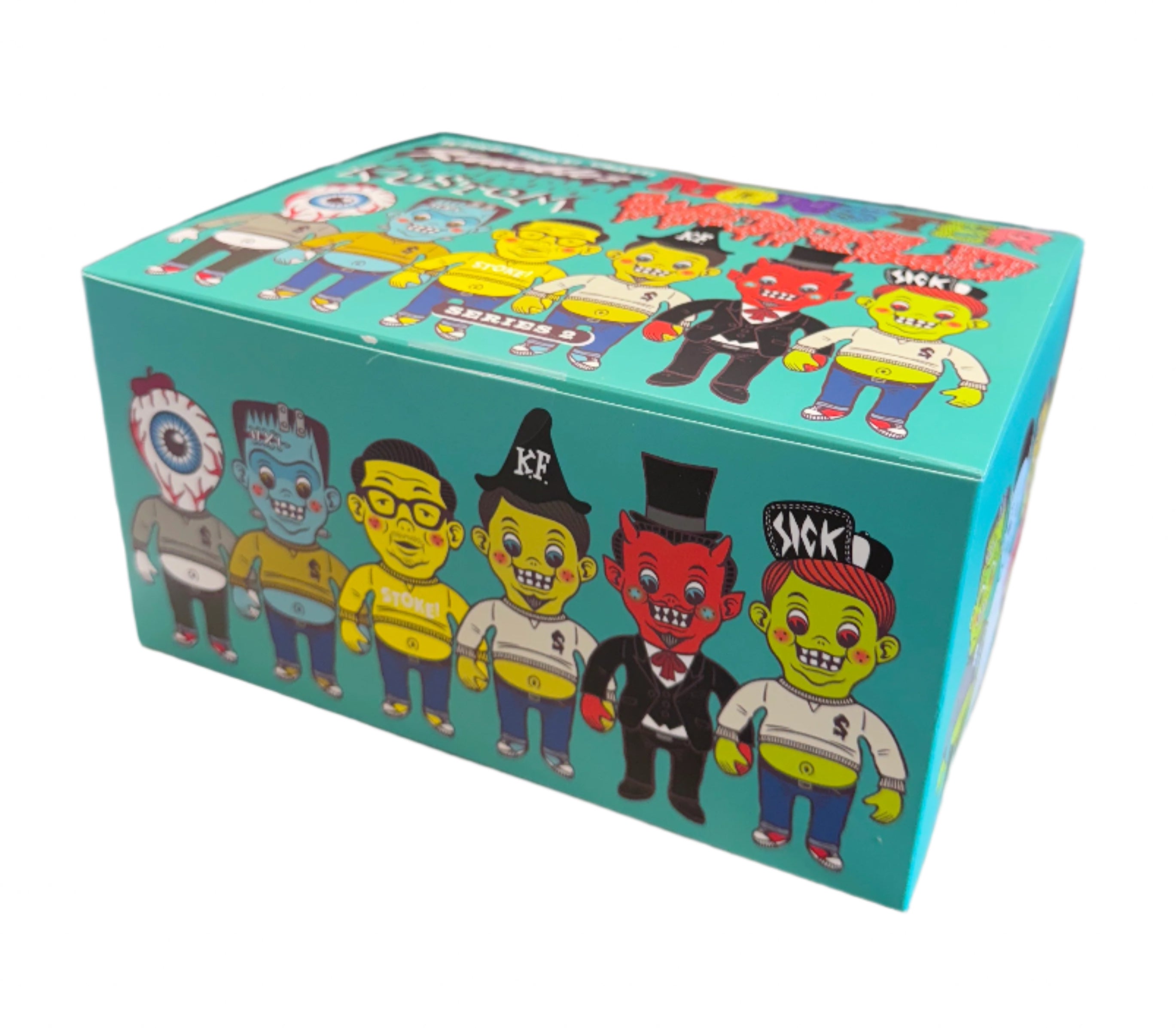 Headlock Knuckles Kustom Monster World Blind Box (Series 2) (FULL