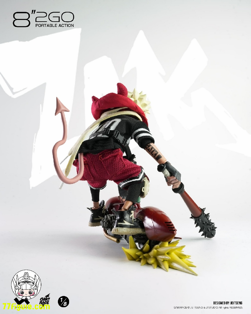 JT Studio 1/8 2GO ガキレース ザイキ 豪華版 塗装済み可動フィギュア