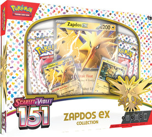 Pokemon 151 Zapdos EX Collection Box – 763 Collectibles