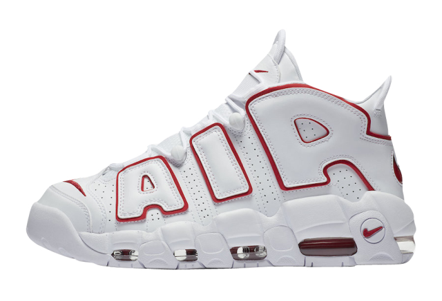 NIKE AIR MORE UPTEMPO WHITE VARSITY RED | Kixify Marketplace