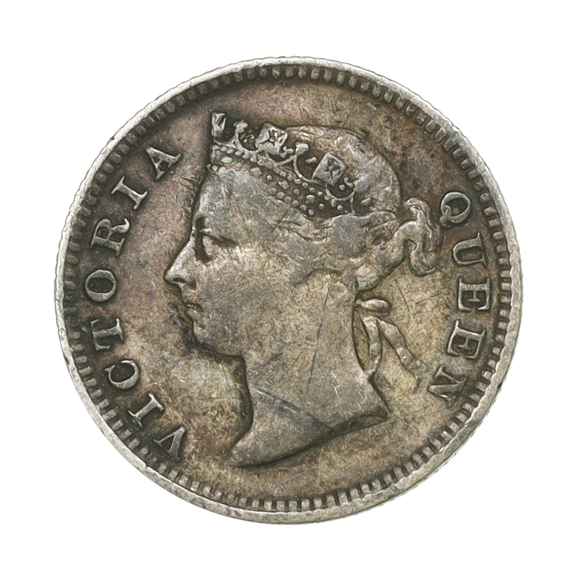 海峡植民地 1898年 5セント 銀貨 ビクトリア Straits Settlements