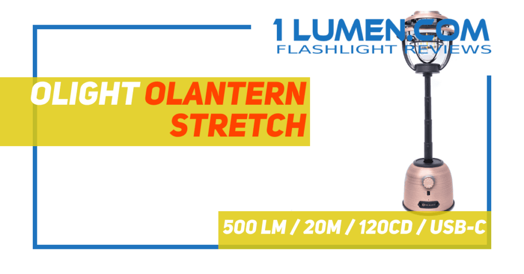 Olight Olantern Stretch review | Classic looking lantern with 500