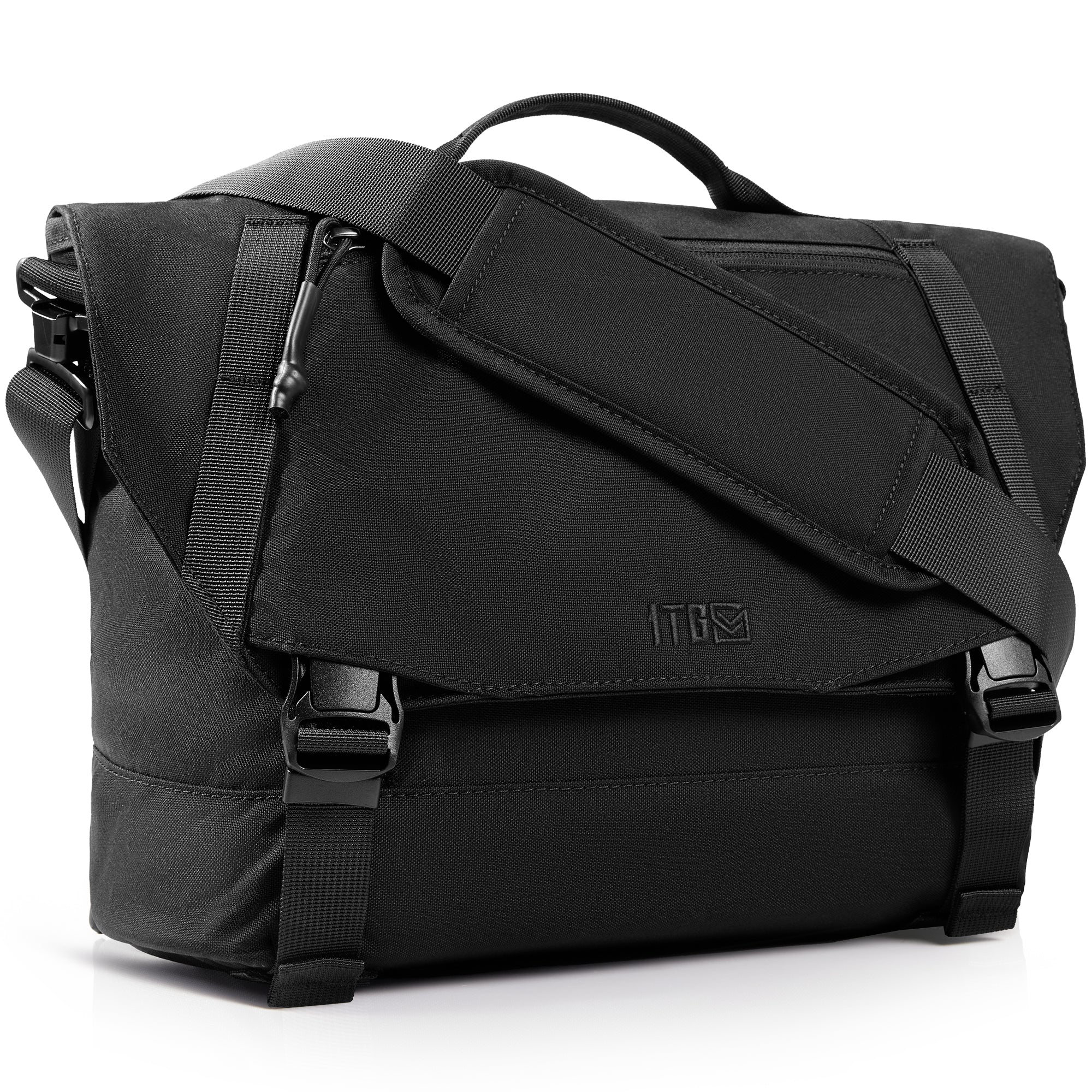 1TG Unisex Classic Messenger Bag丨Adjustable Strap & For 12.9