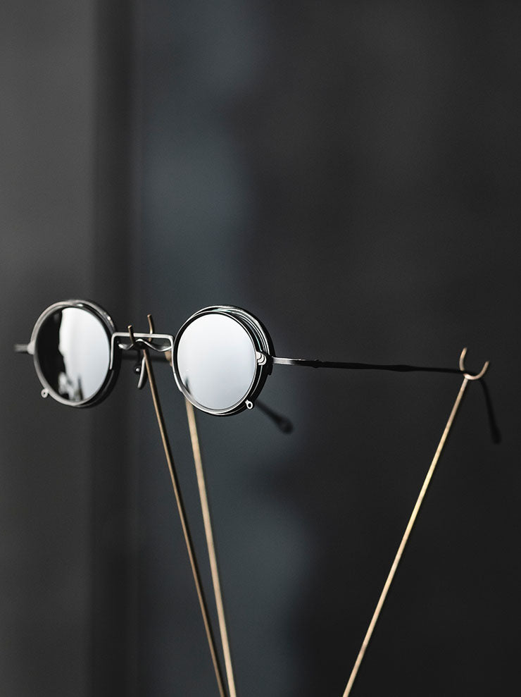 RIGARDS × ZIGGY CHENTITANIUMフレームサングラス / VINTAGE BLACK