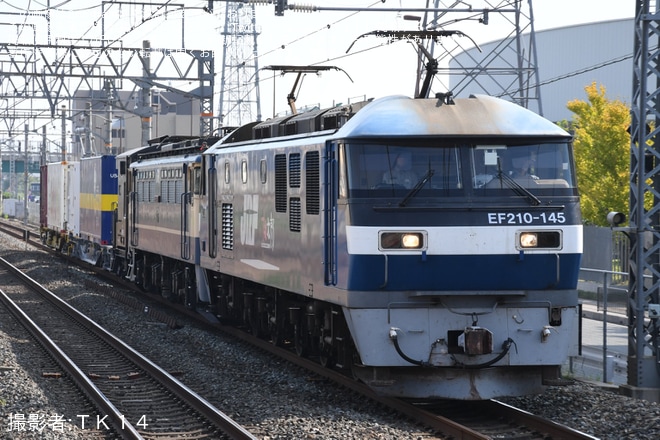 JR貨】EF65-2070+ヨ8891+コキ107-574+コキ110-1が京都鉄道博物館へ