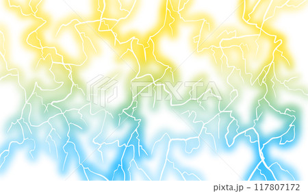 雷パターン(黄色と青)のイラスト素材 [117807172] - PIXTA