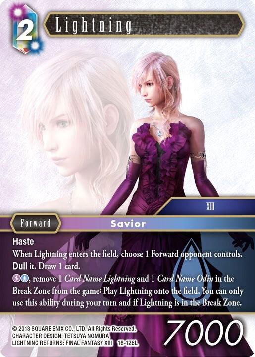 Lightning (Legend) - Resurgence of Power - Final Fantasy TCG