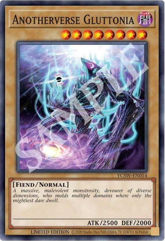 Anotherverse Gluttonia (SR) - Yu-Gi-Oh! Championship Series Prize