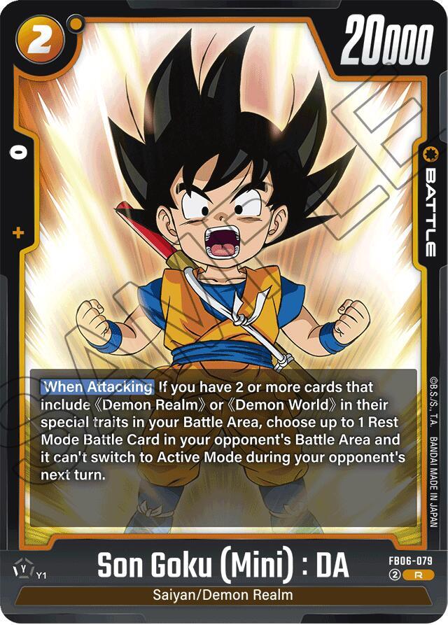 Son Goku (Mini) : DA - FB06-079 - Rivals Clash - Dragon Ball Super