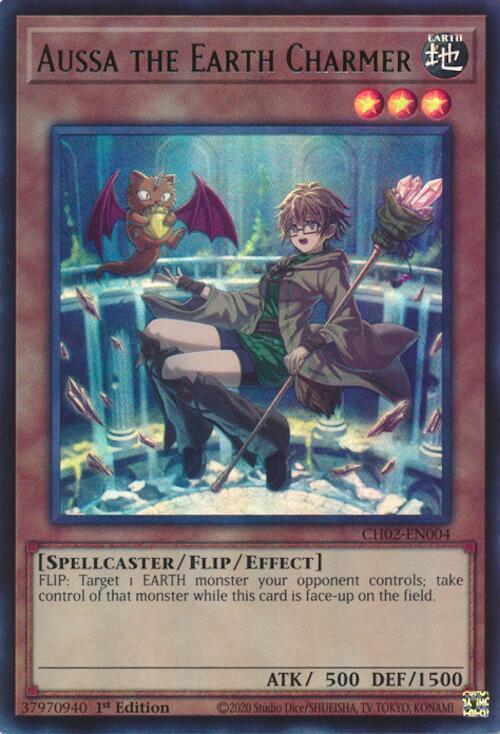 Aussa the Earth Charmer (Ultra Rare) - THE CHRONICLES DECK: Spirit