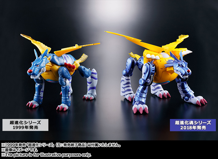 Super Evolution Soul 02 Metal Garurumon |TAMASHII WEB