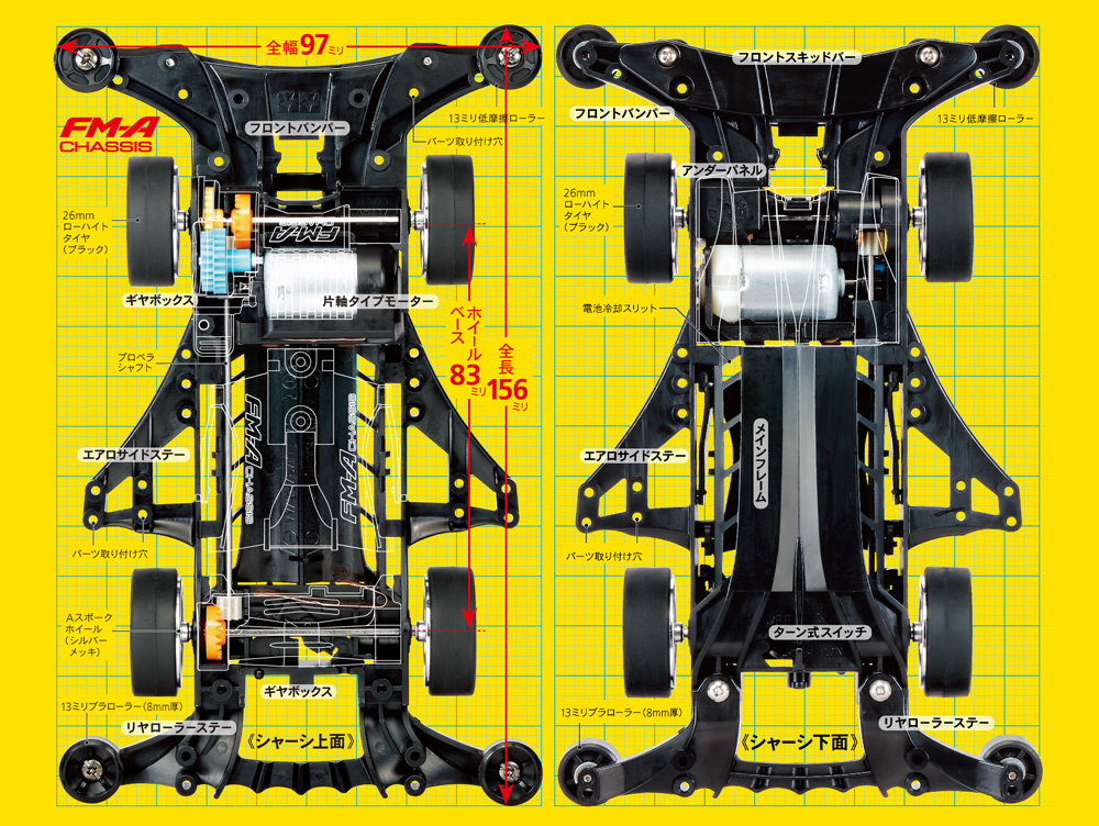 ラウディーブル（FM-Aシャーシ）: ミニ四駆｜TAMIYA SHOP ONLINE