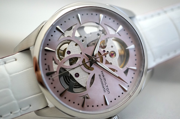 安心なハミルトン ジャズマスタービューマチック スケルトン レディ