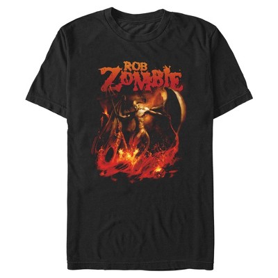Mens Rob Zombie Dragula Cross T Shirt : Target