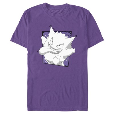 Men's Pokemon Comic Book Gengar T-Shirt - Purple - X Large : Target