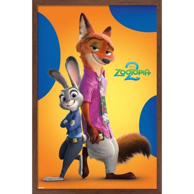 Trends International Disney Zootopia 2 (2025) - Nick & Judy Framed