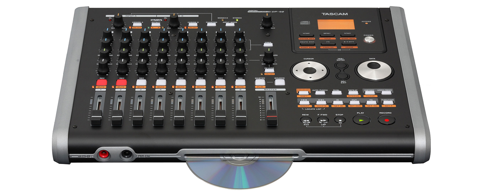 DP-02 | 8トラック HDD MTR/CD-R付き | TASCAM (日本)