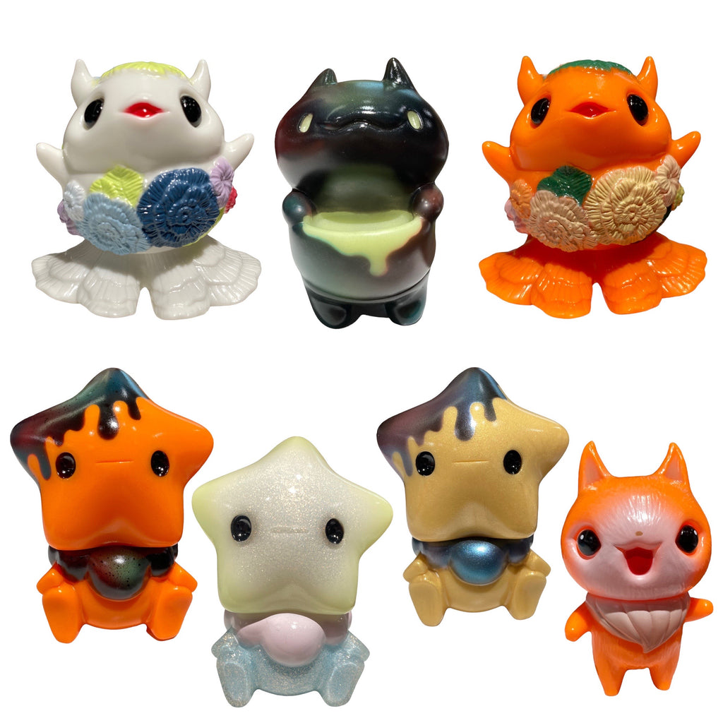 Limited】モンスターファクトリー T-BASE限定カラー 7種 ソフビ