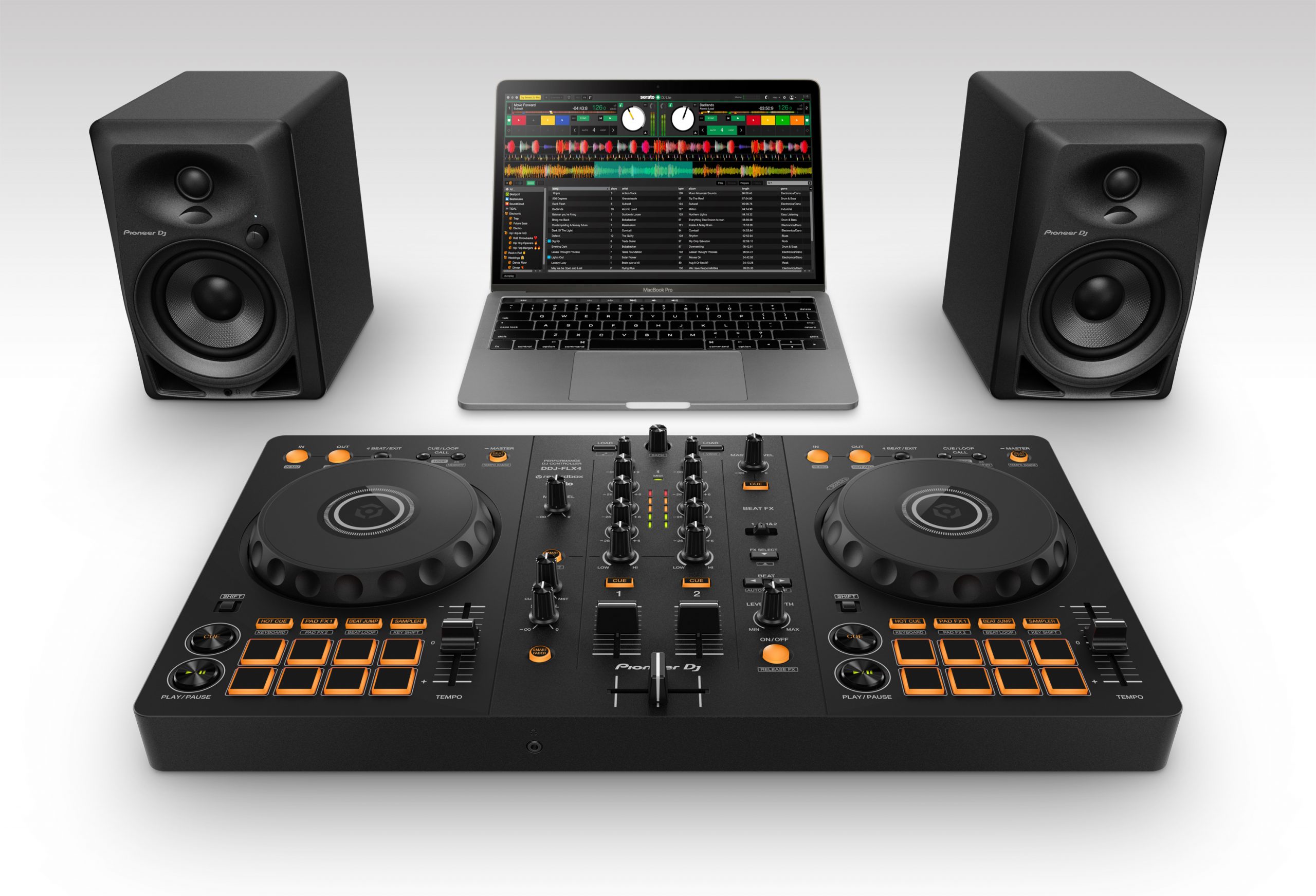 Pioneer DJ DDJ-FLX4 with DM-40D: Unleash Your DJ Skills