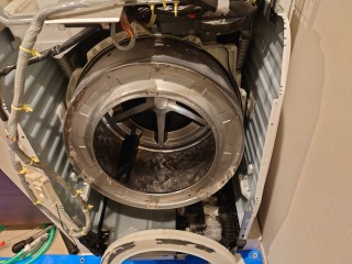 パナソニック、ドラム式洗濯機(NA-VX9800)、東京都国分寺市で分解清掃