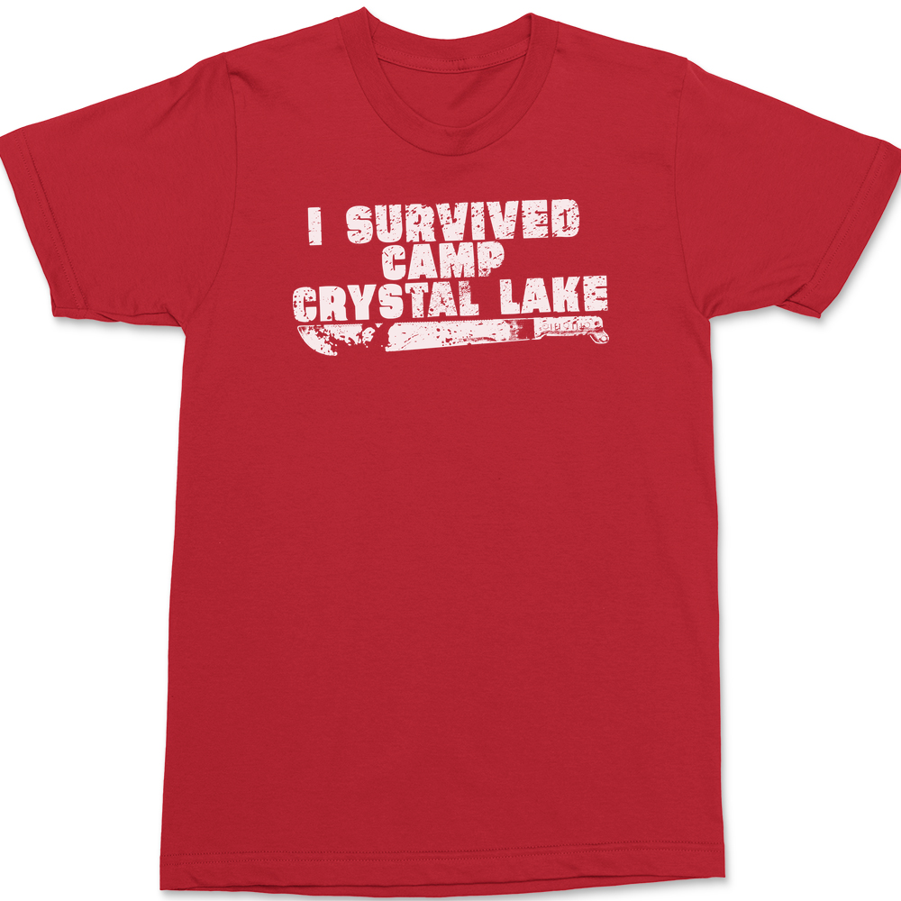 I Survived Camp Crystal Lake T-shirt Tees Friday The 13th