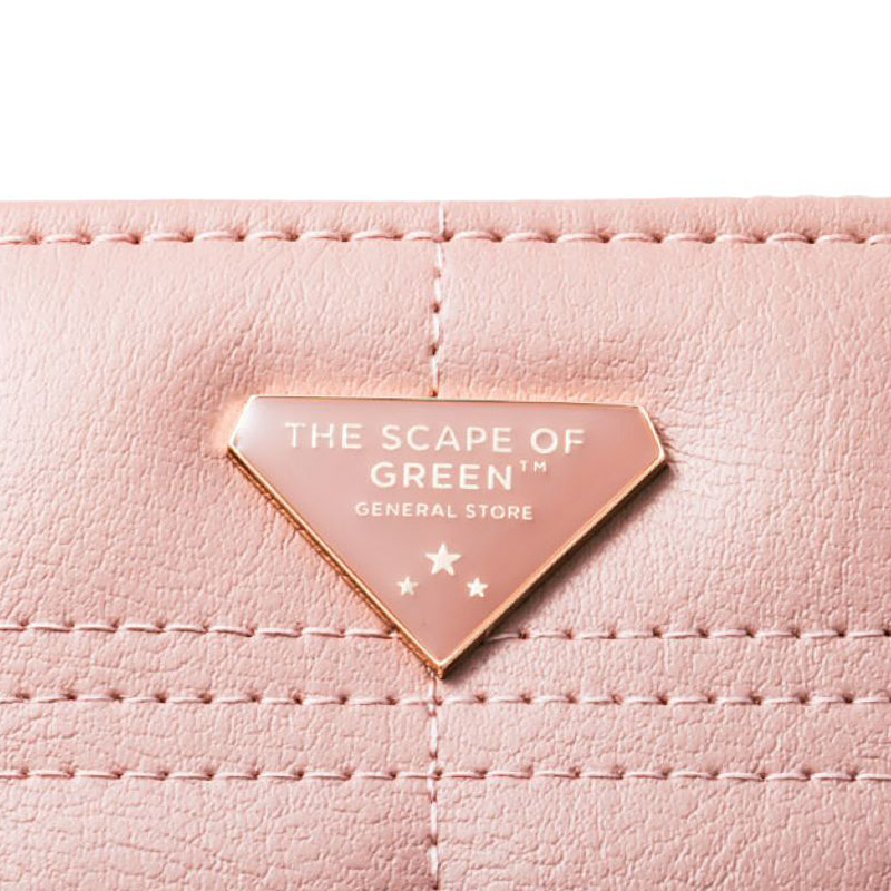 THE SCAPE OF GREEN やみつきサイフ ボックスステッチ PINK│宝島社の