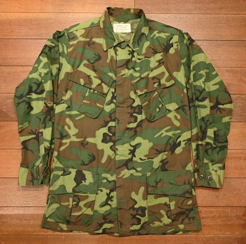 60s VTG/USED U.S ARMY ジャングルファティーグジャケット ノンリップ