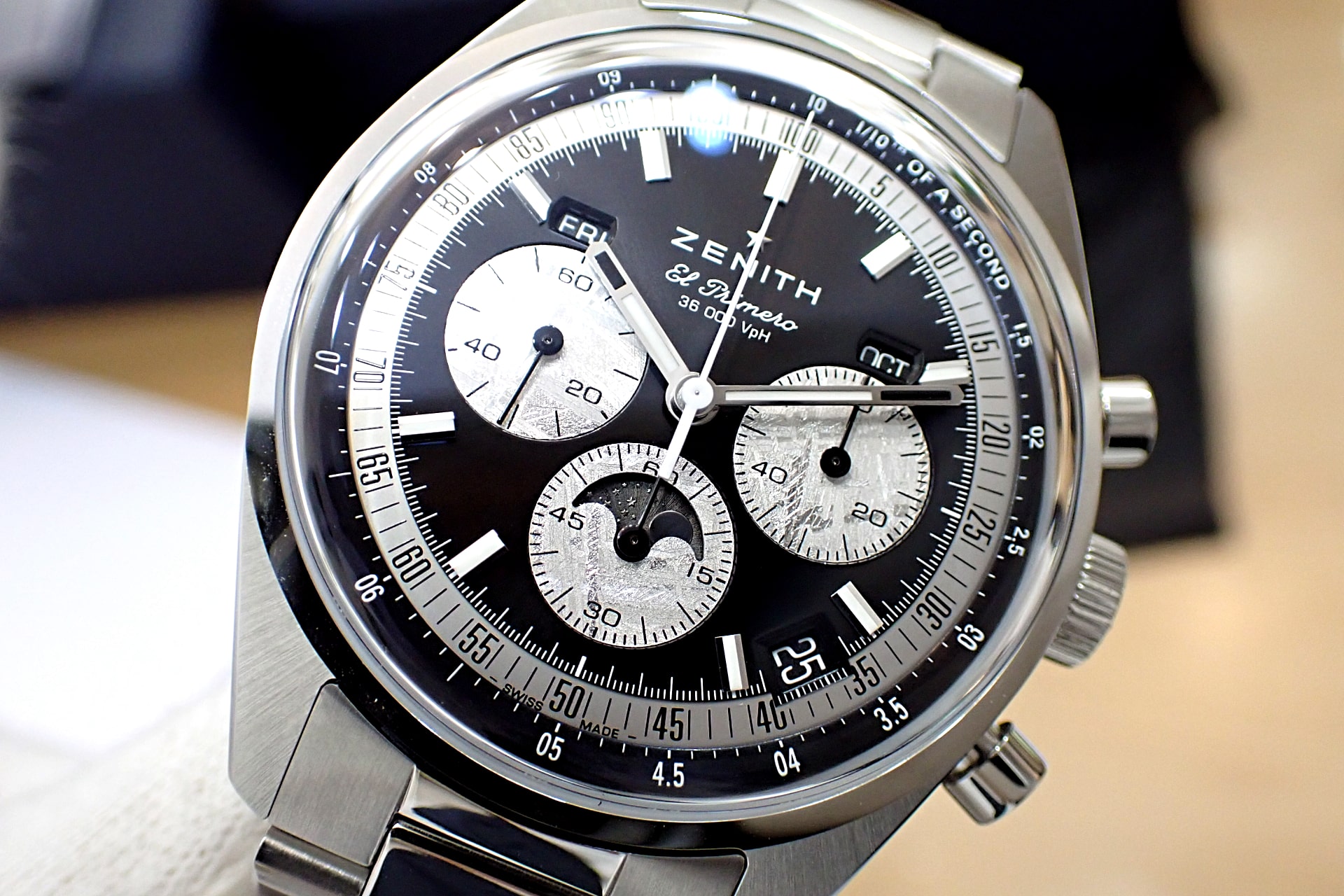 中古品A【ZENITH】ゼニス クロノマスター オリジナル トリプル