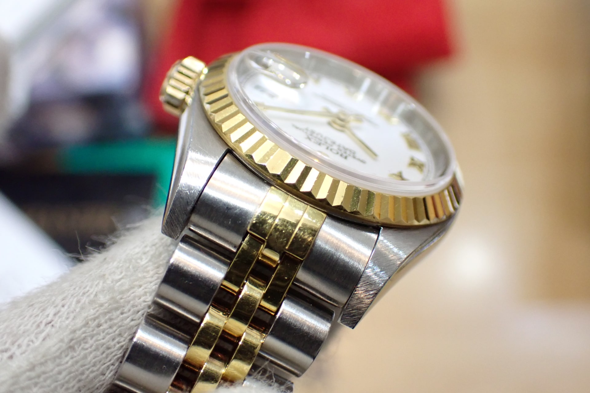 中古品B【ROLEX】ロレックス デイトジャスト Ref.79173 ホワイト