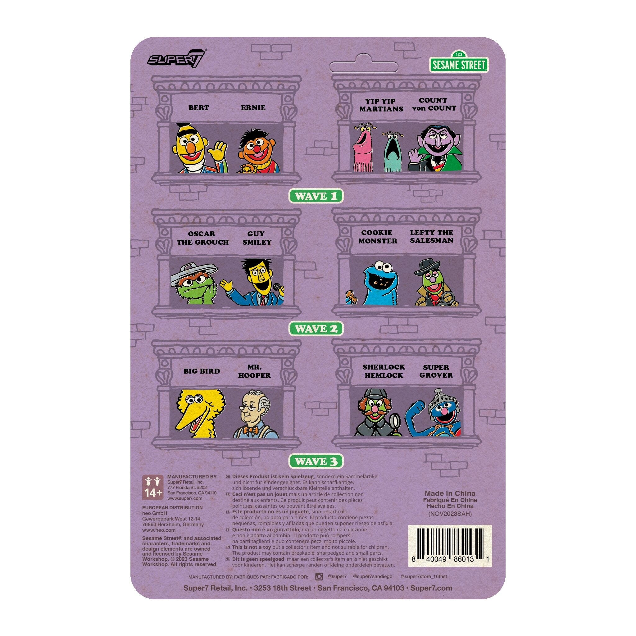 Super7 x SESAME STREET - BIG BIRD ReAction Figure – The Dark Slide