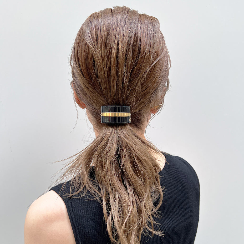 ルーサイト ポニーカフ ウィズ メタルプレート | THE HAIR BAR TOKYO