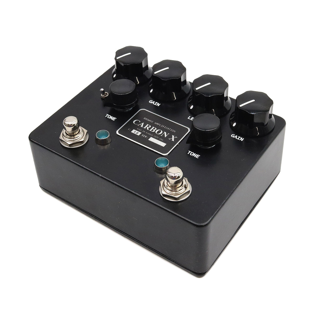 Browne Amplification Carbon X Pedal デュアルオーバードライブ